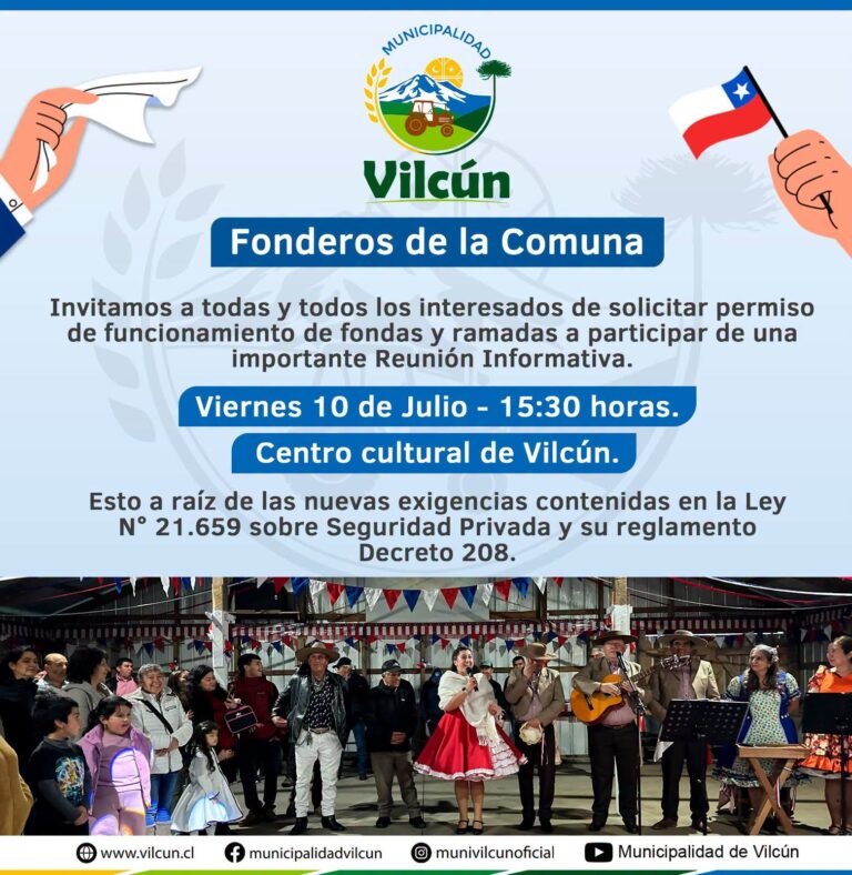REUNIÓN INFORMATIVA PARA FONDEROS DE LA COMUNA