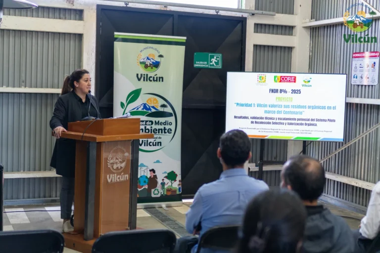 CEREMONIA DE CIERRE PROYECTO FNDR 8%: VILCÚN VALORIZA SUS RESIDUOS ORGÁNICOS EN EL MARCO DEL CENTENARIO”